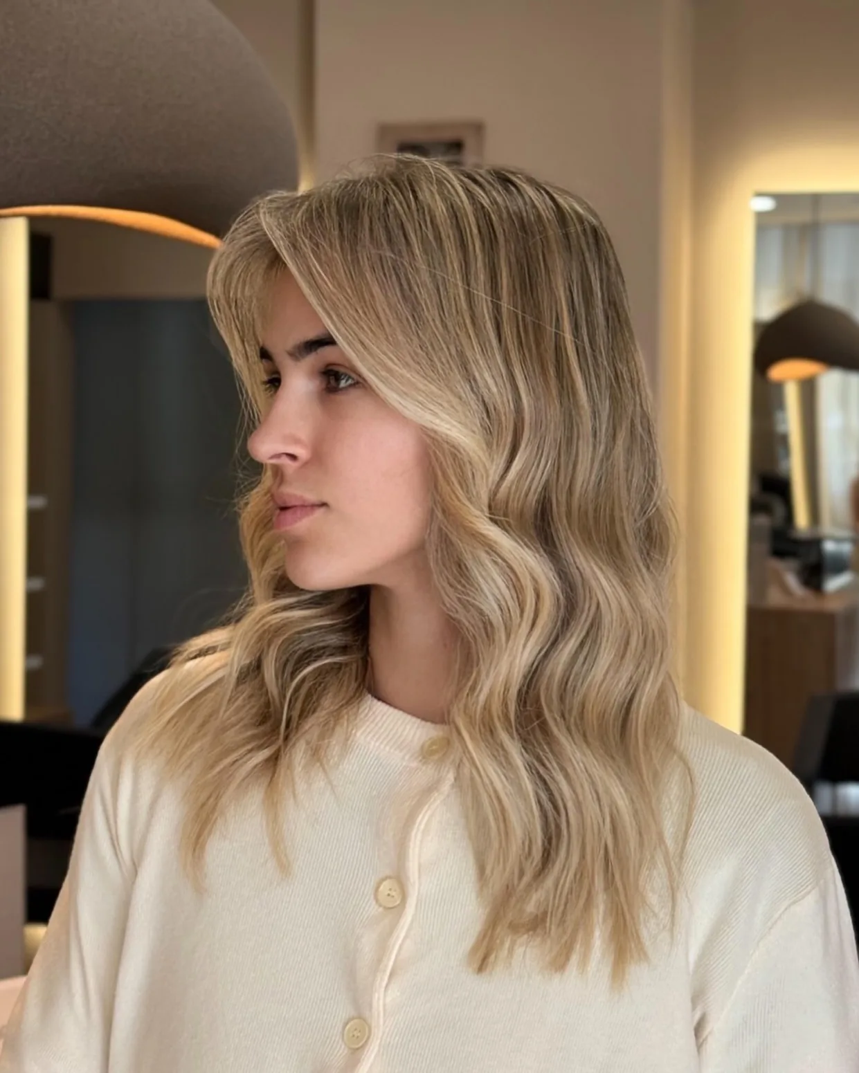Blond balayage s valovima, GT Salon Zagreb